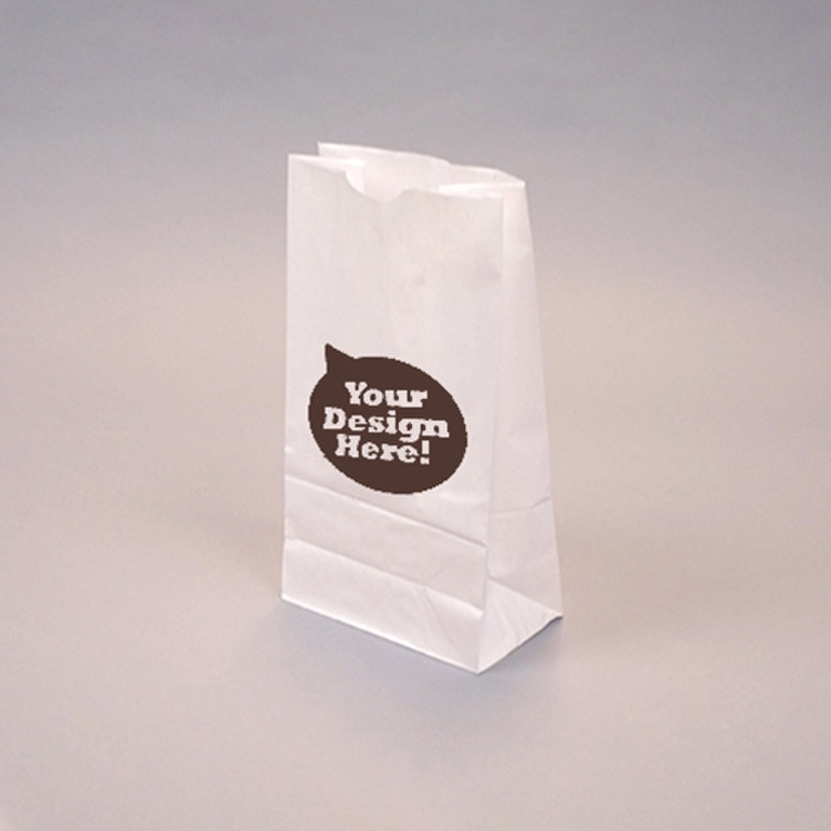Custom-Printed White Kraft 6-lb Bag